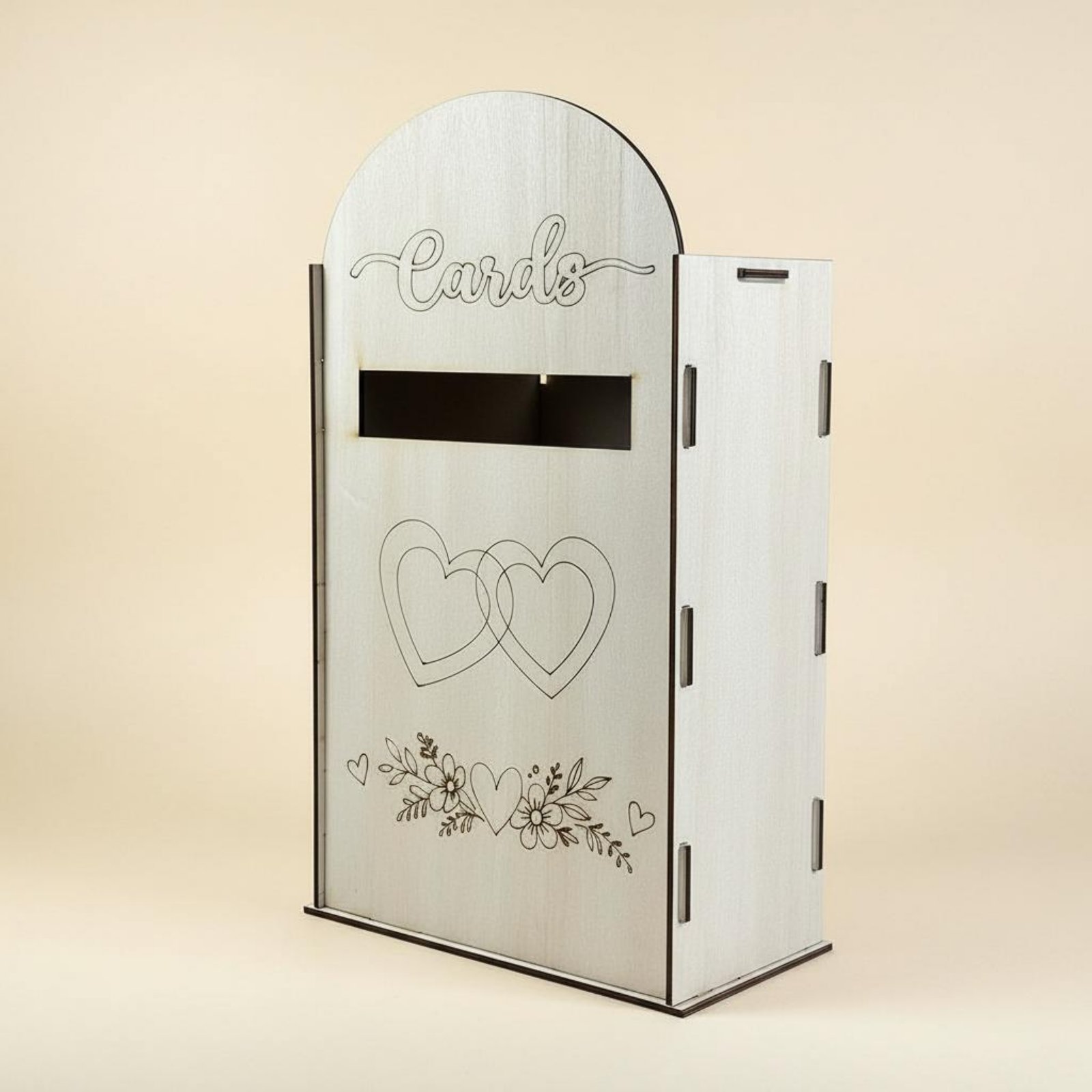 Wooden Wedding Card Box Laser  - Event Party Box บทวิจารณ์และราคา