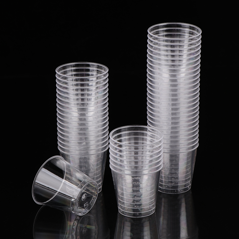 50Pcs/set Disposable Cups 30ML - Plastic Cup 50Pcs บทวิจารณ์และราคา