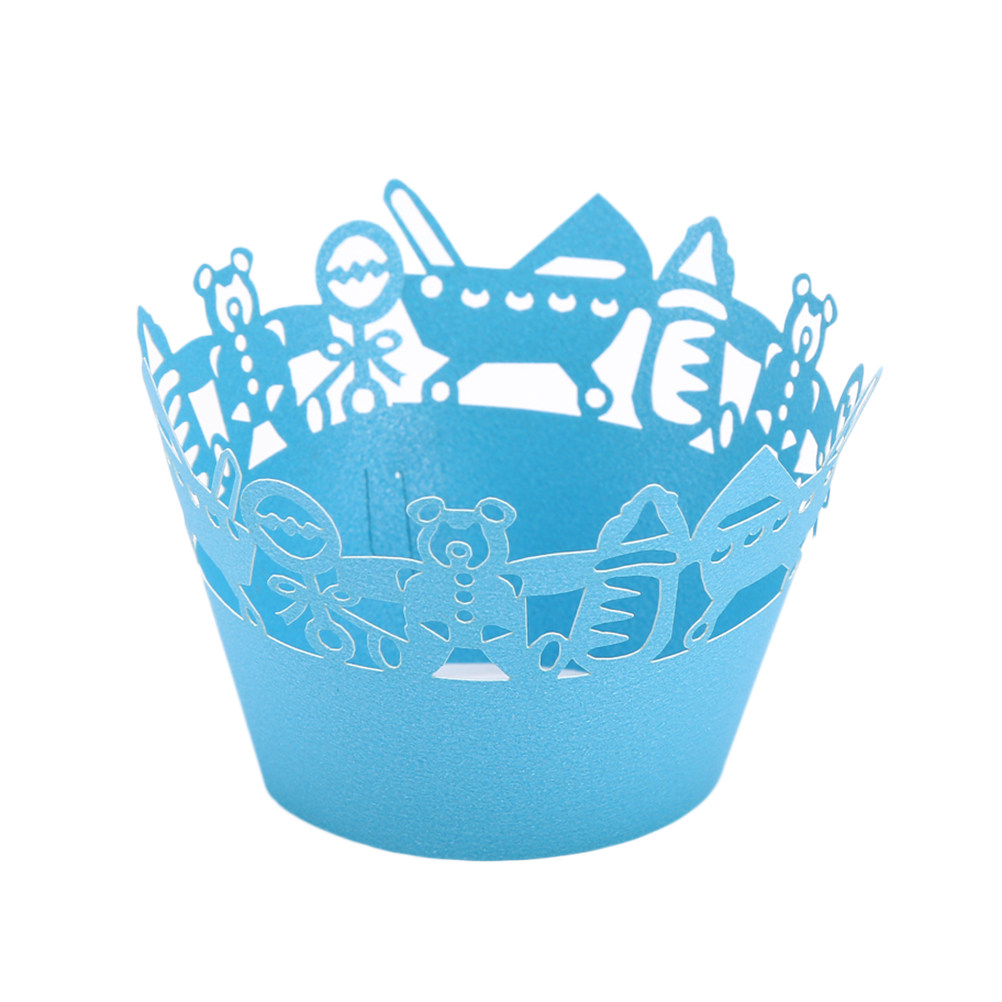 50pcs Carriage Cut Cupcake Wra - Plastic Cup 50Pcs บทวิจารณ์และราคา