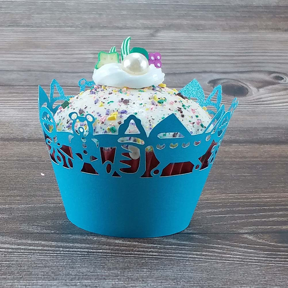 50pcs Carriage Cut Cupcake Wra - Plastic Cup 50Pcs บทวิจารณ์และราคา