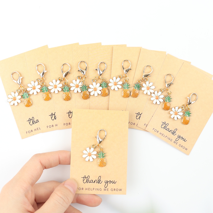 10 Mini Pineapple Keychains, w - Event Party บทวิจารณ์และราคา