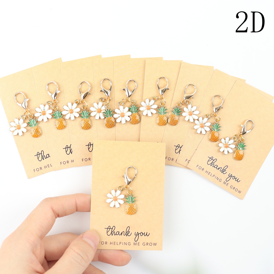 10 Mini Pineapple Keychains, w - Event Party บทวิจารณ์และราคา