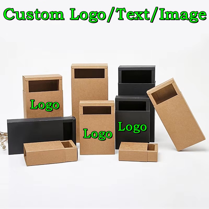 20PCS 350gsm Drawer Kraft Blac - Event Party Box บทวิจารณ์และราคา
