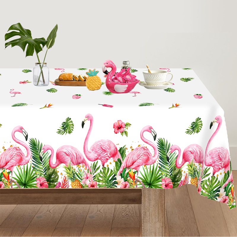 Hawaiian Party Decoration Palm - Table Cloth Disposable บทวิจารณ์และราคา