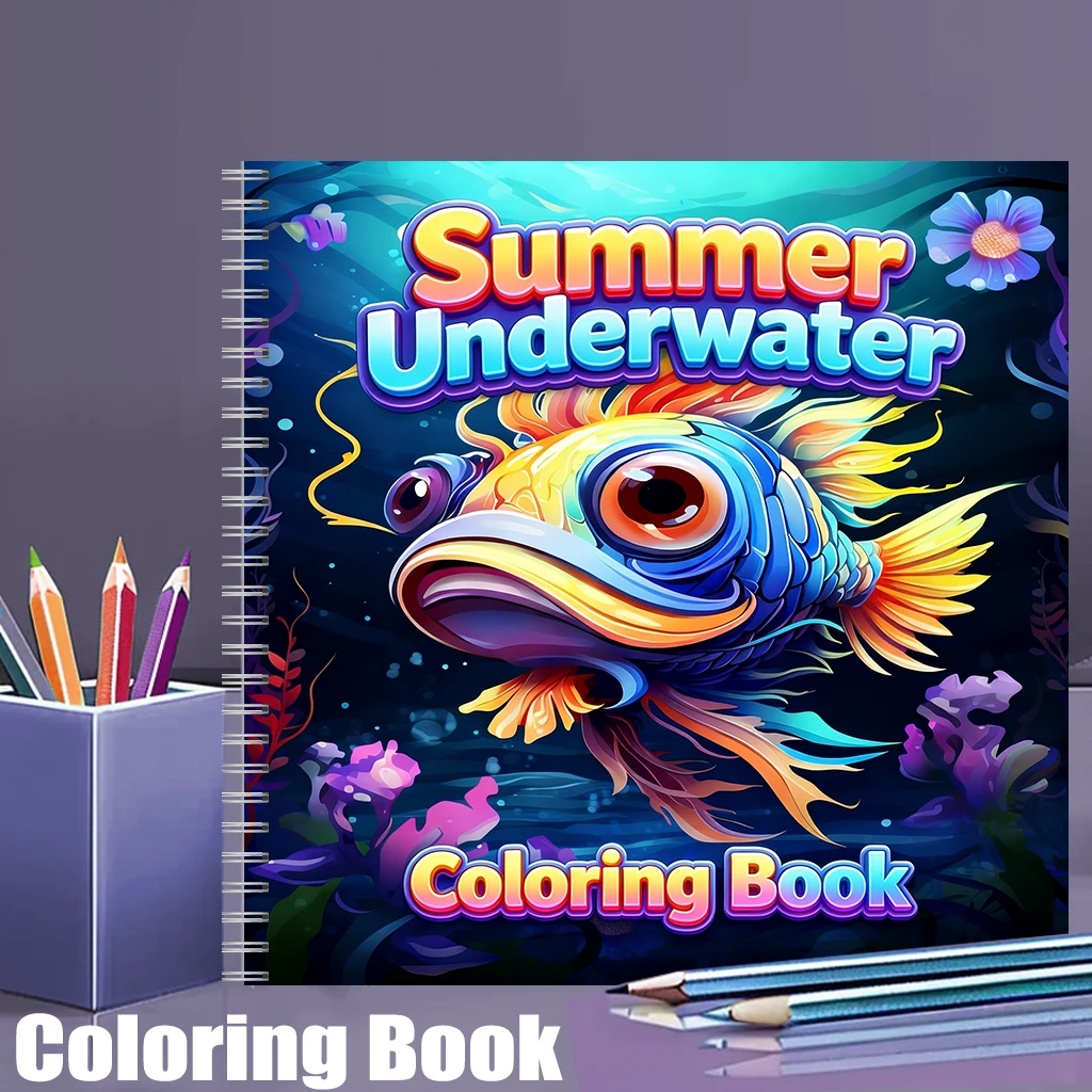 Summer Underwater Coloring Boo - Supply Event บทวิจารณ์และราคา