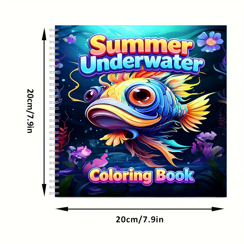 Summer Underwater Coloring Boo - Supply Event บทวิจารณ์และราคา