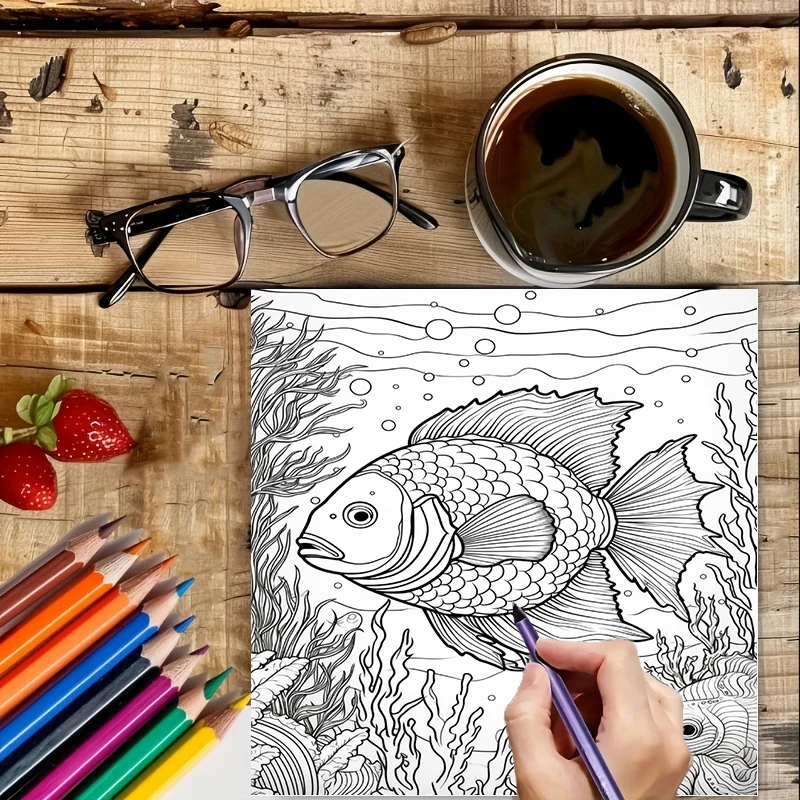 Summer Underwater Coloring Boo - Supply Event บทวิจารณ์และราคา