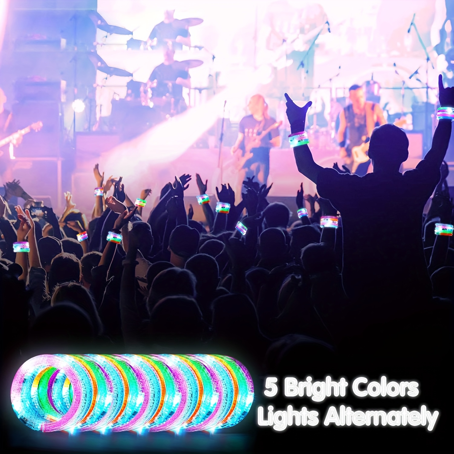 Glow-Up Party Bracelets Pack – - Event & Party Supply Photos บทวิจารณ์และราคา