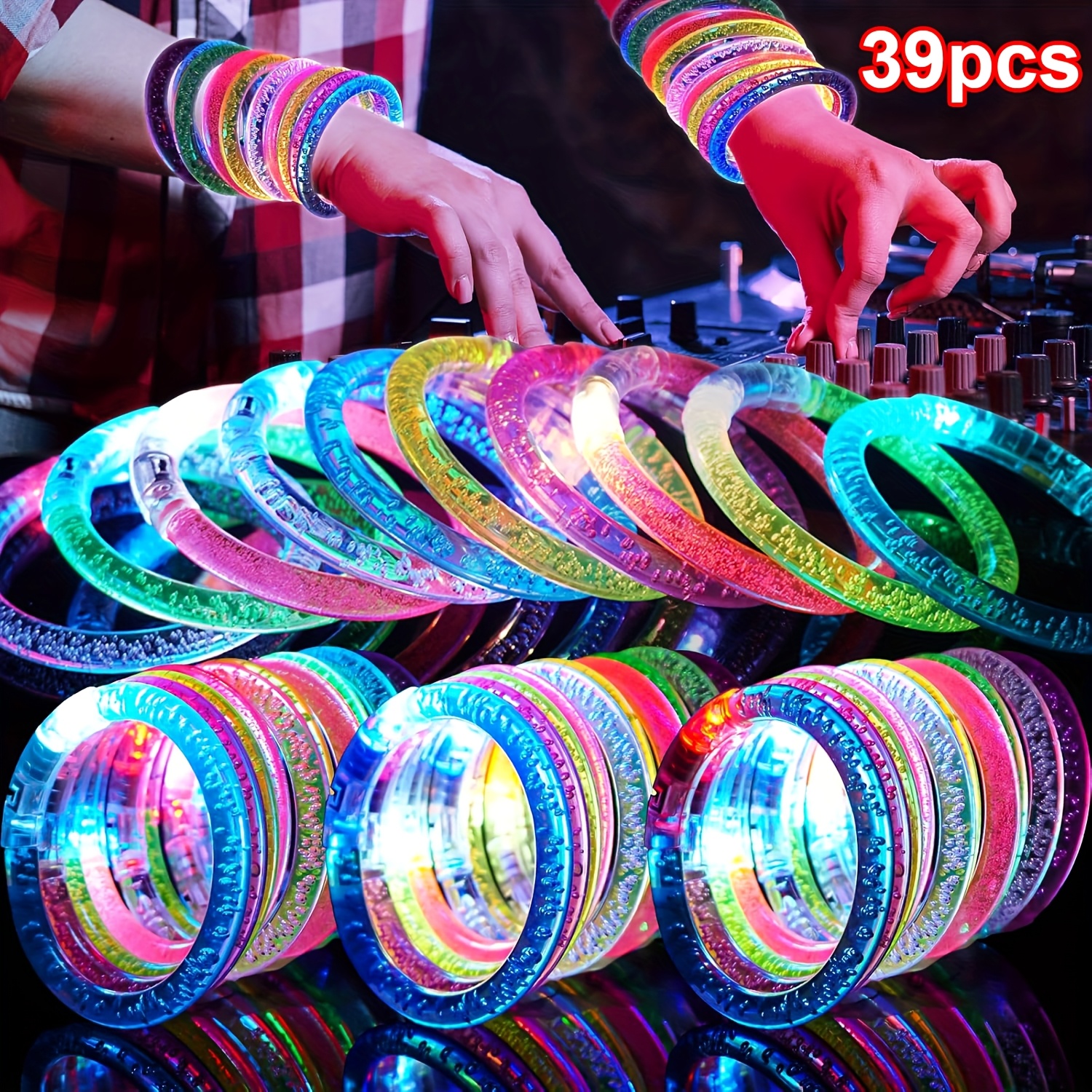 Glow-Up Party Bracelets Pack – - Event & Party Supply Photos บทวิจารณ์และราคา