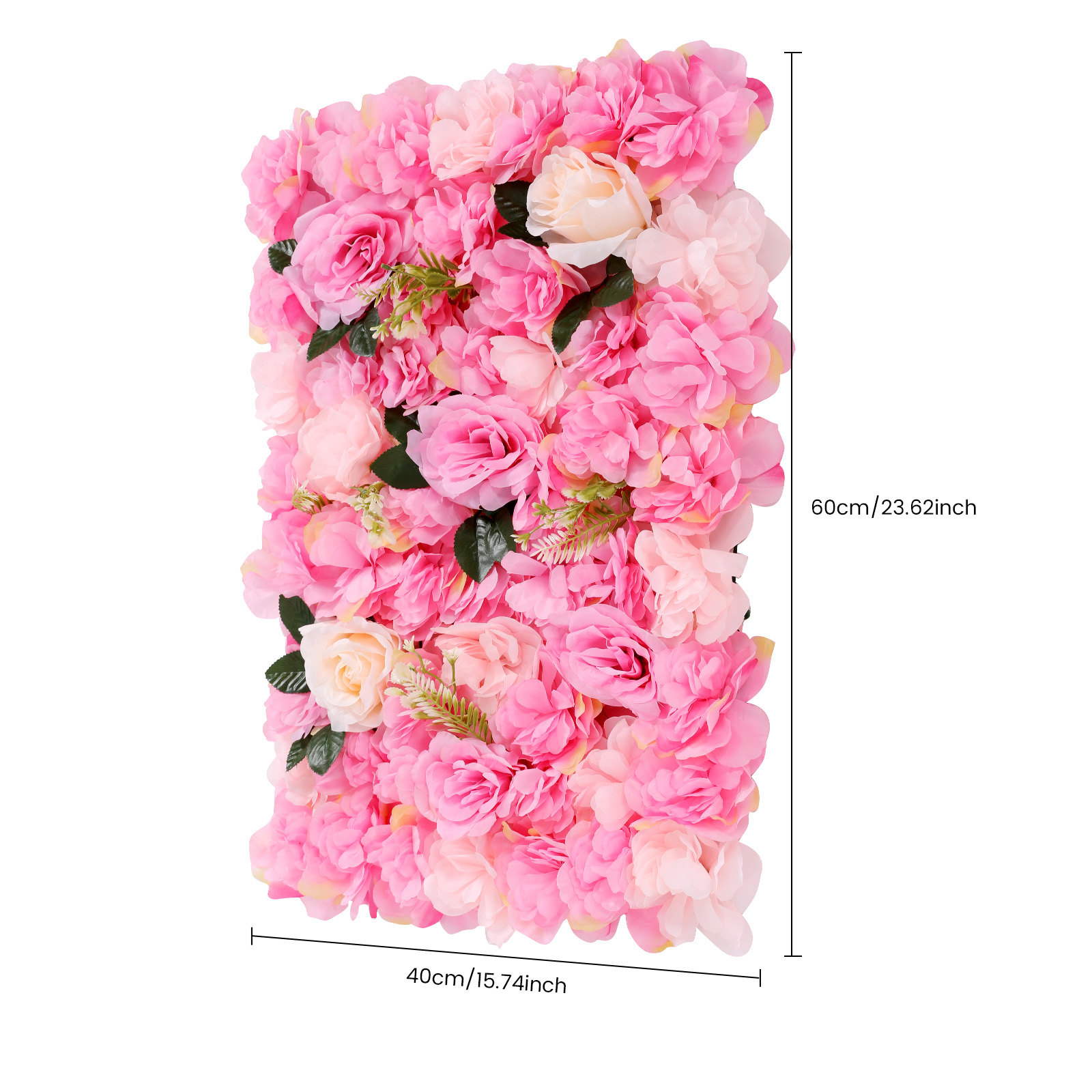 12Pcs Realistic Fake Flower Wa - Flower Wall Panel บทวิจารณ์และราคา