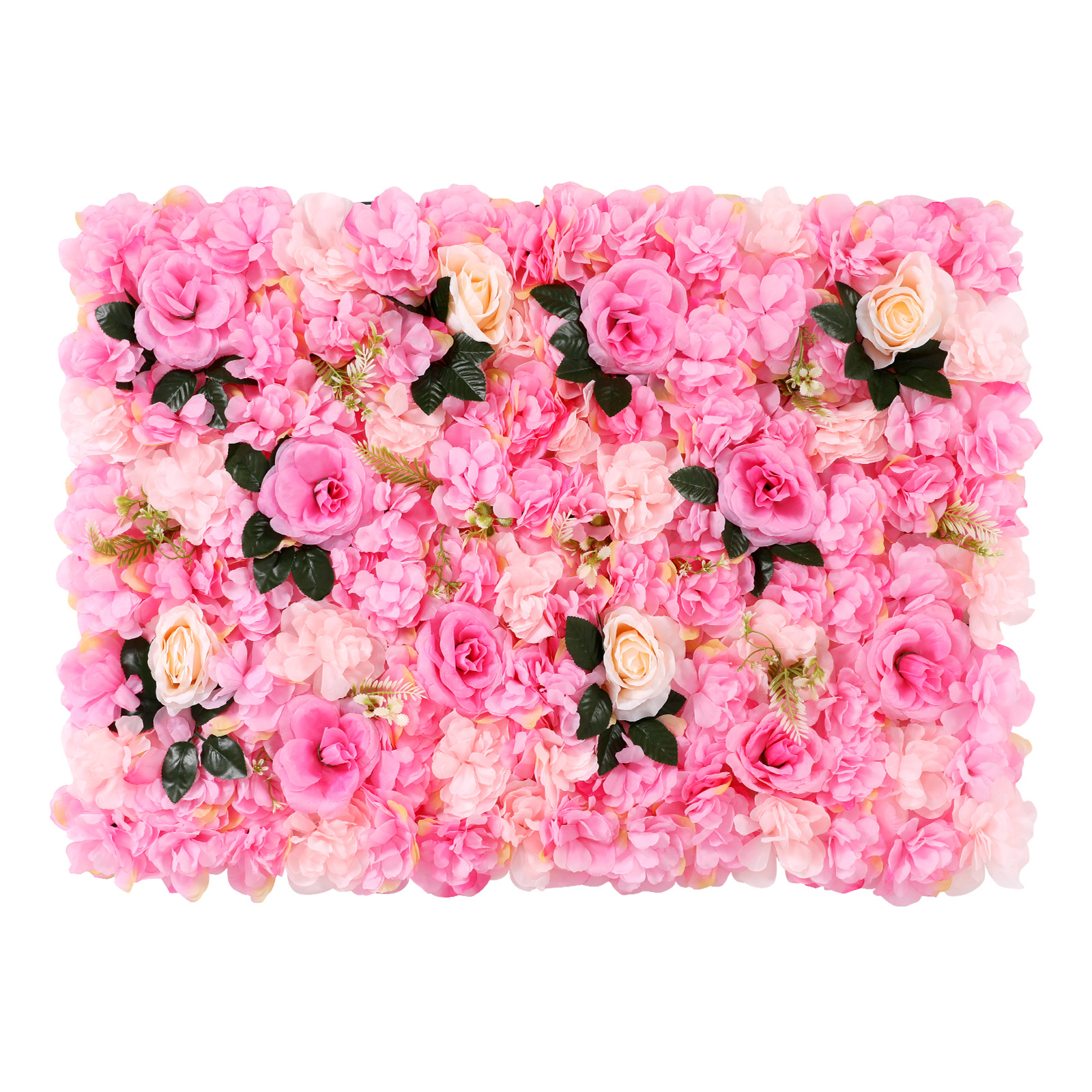 12Pcs Realistic Fake Flower Wa - Flower Wall Panel บทวิจารณ์และราคา