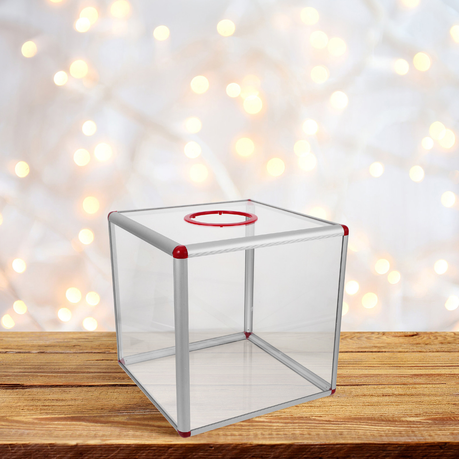 Large Clear Acrylic Raffle Box - Event Party Box บทวิจารณ์และราคา