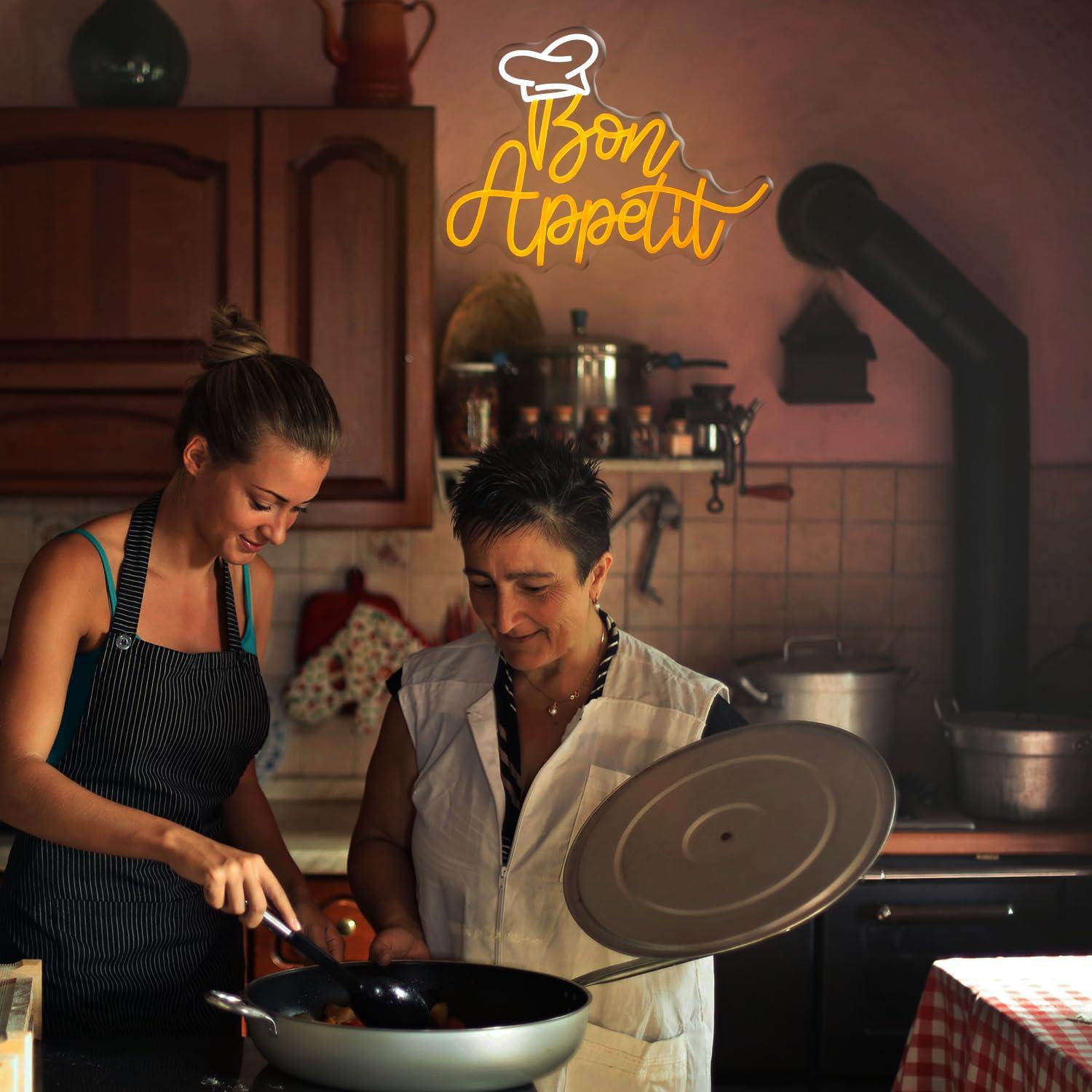 Bon Appetit Chef Hat Neon Sign - Neon Sign Party บทวิจารณ์และราคา