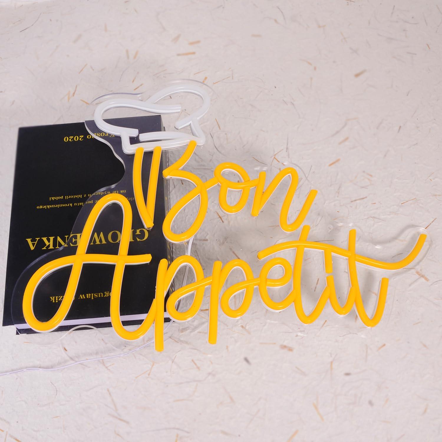Bon Appetit Chef Hat Neon Sign - Neon Sign Party บทวิจารณ์และราคา