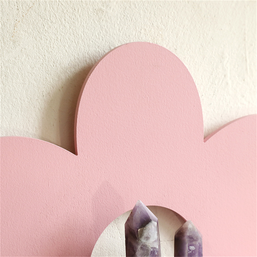 Flower Crystal Shelf Display B - Flower Wall Panel บทวิจารณ์และราคา
