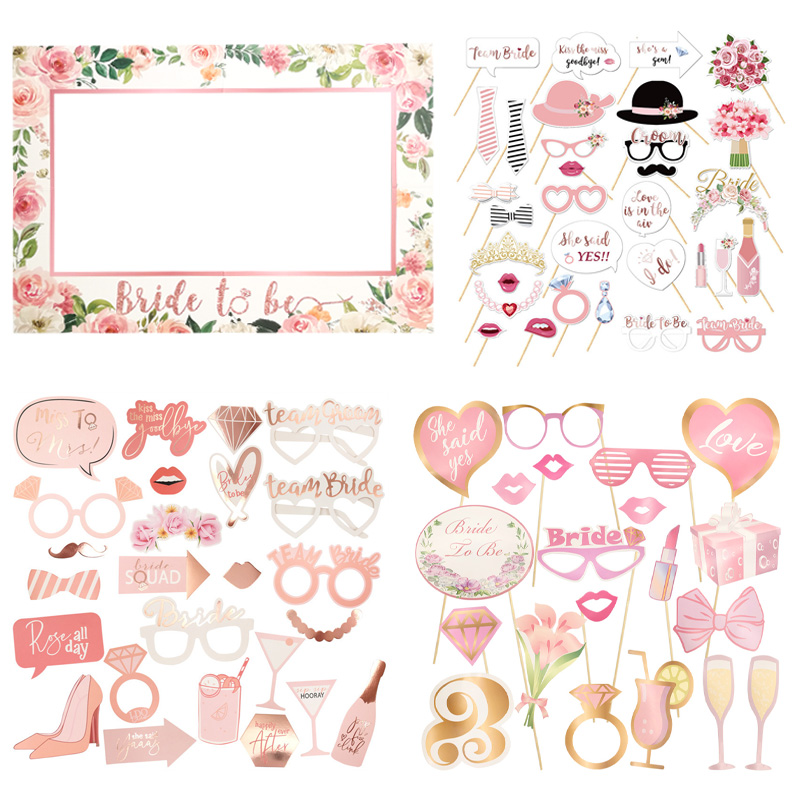 Bride To Be Photo Booth Props  - Photo Booth Frame บทวิจารณ์และราคา