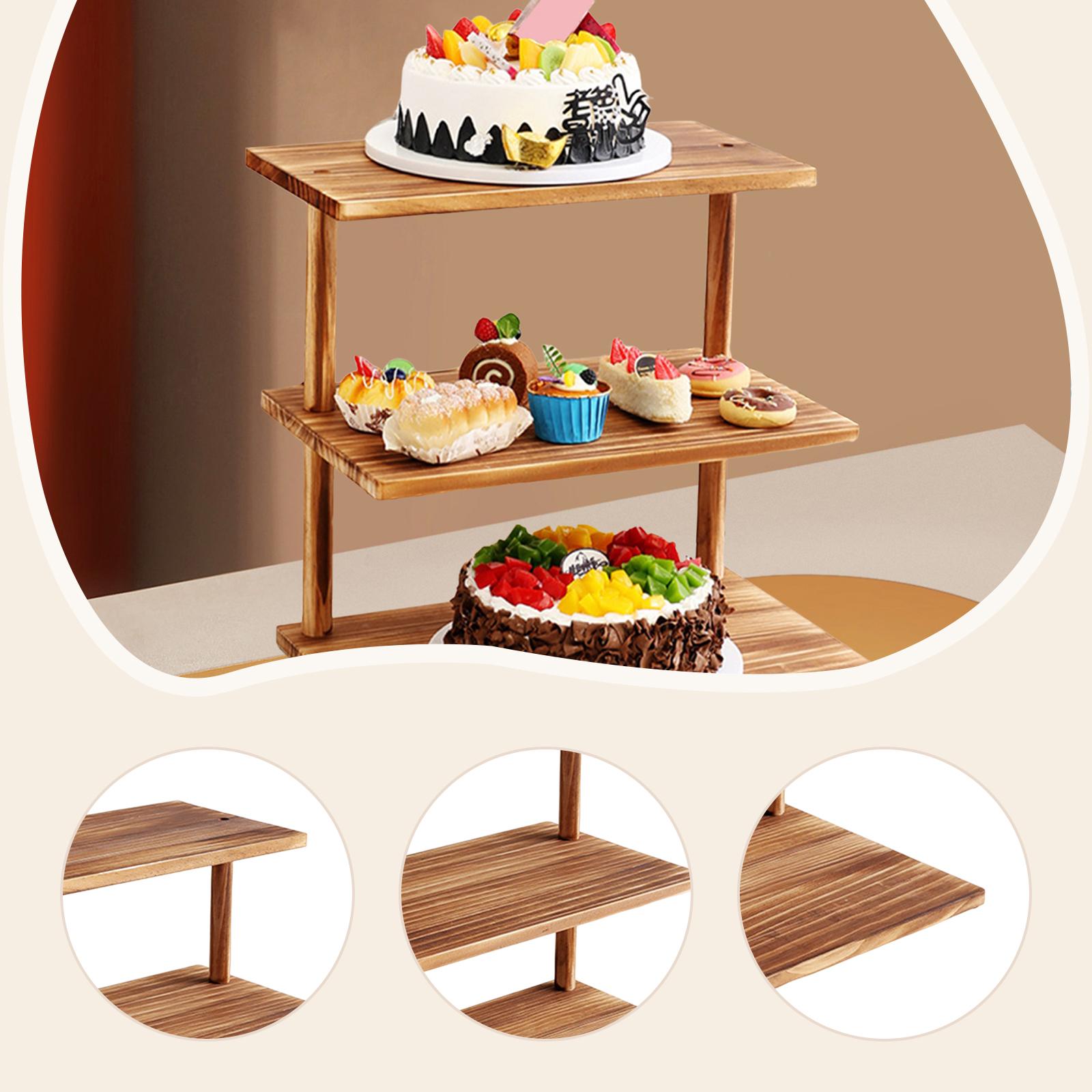 Sturdy 3 Tier Cupcake Stand Wo - Cupcake Stand Tier บทวิจารณ์และราคา