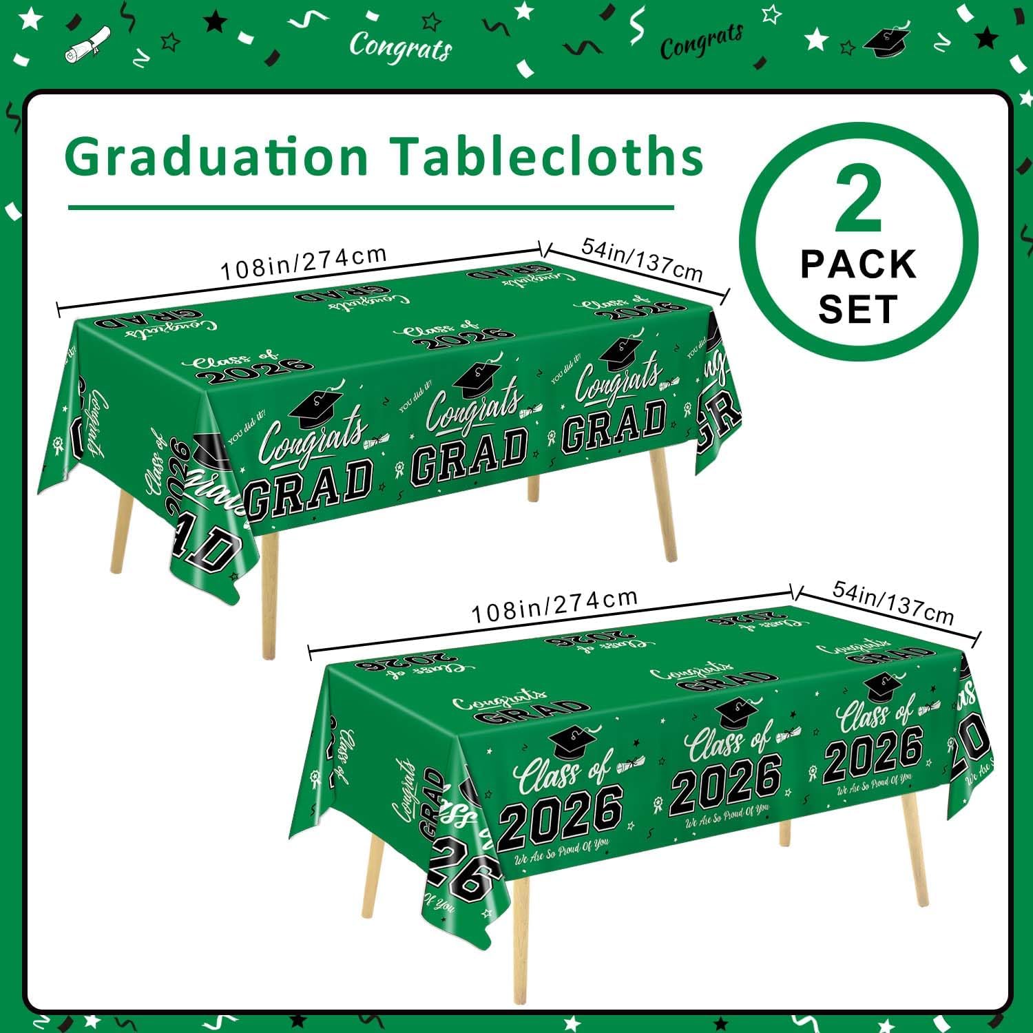 Graduation Decorations 2026, C - Table Cloth Disposable บทวิจารณ์และราคา