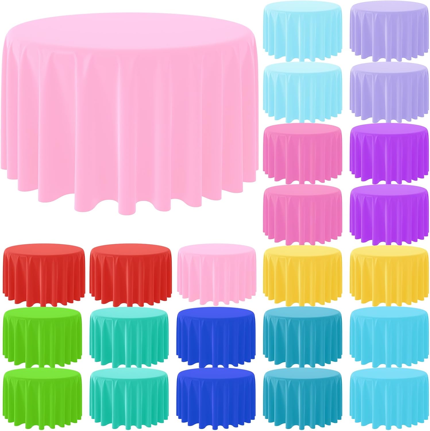 Disposable Round Solid Color T - Table Cloth Disposable บทวิจารณ์และราคา