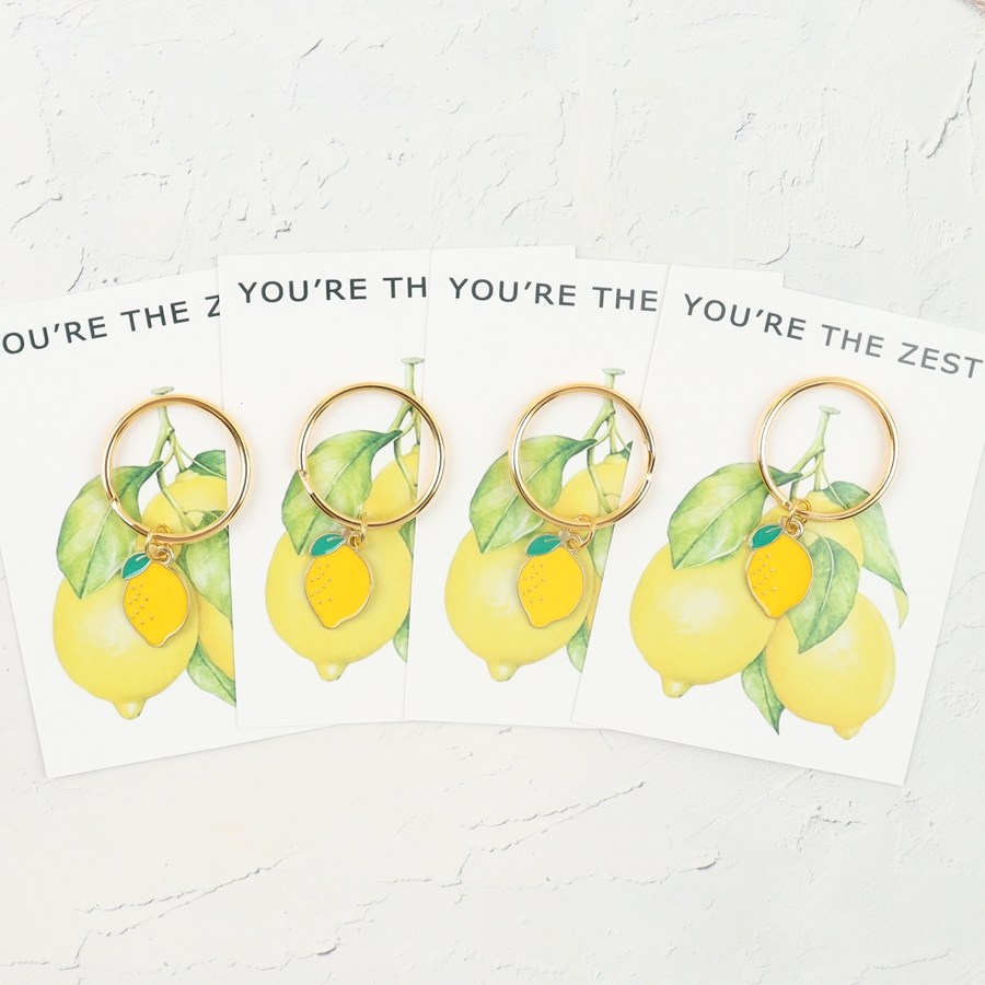 7 Chic Lemon Keychains, Includ - Event Party บทวิจารณ์และราคา
