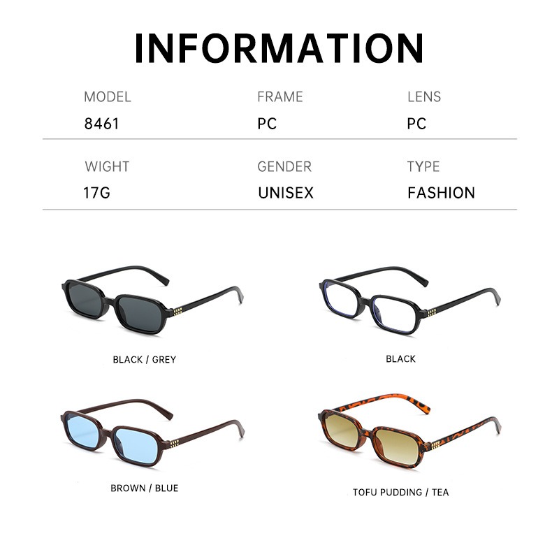 New Small Square Frame Sunglas - Photo Booth Frame บทวิจารณ์และราคา