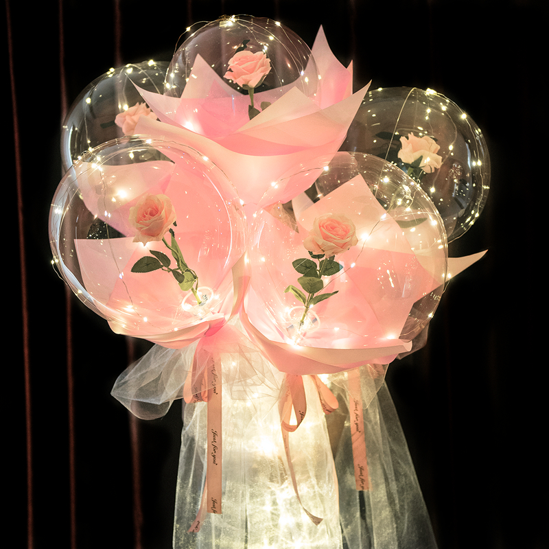 LED Luminous Balloon Rose Bouq - Led Balloon Light บทวิจารณ์และราคา
