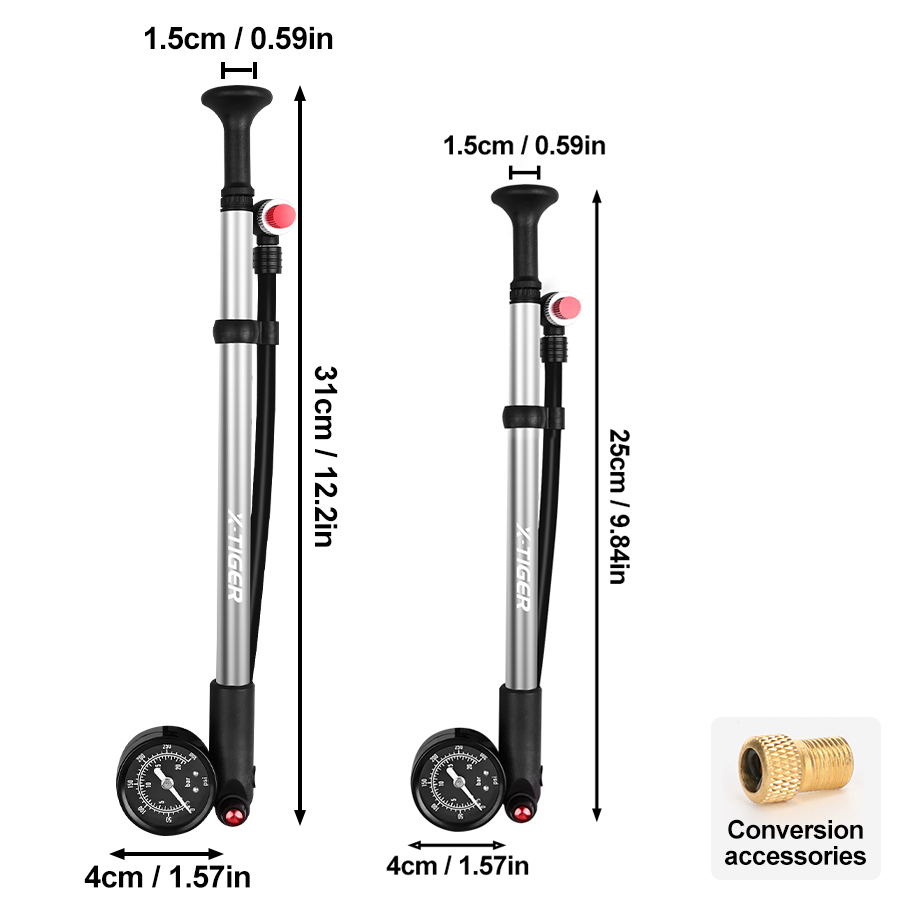 X-TIGER 300PSI Bicycle Pump T- - Balloon Pump Hand บทวิจารณ์และราคา