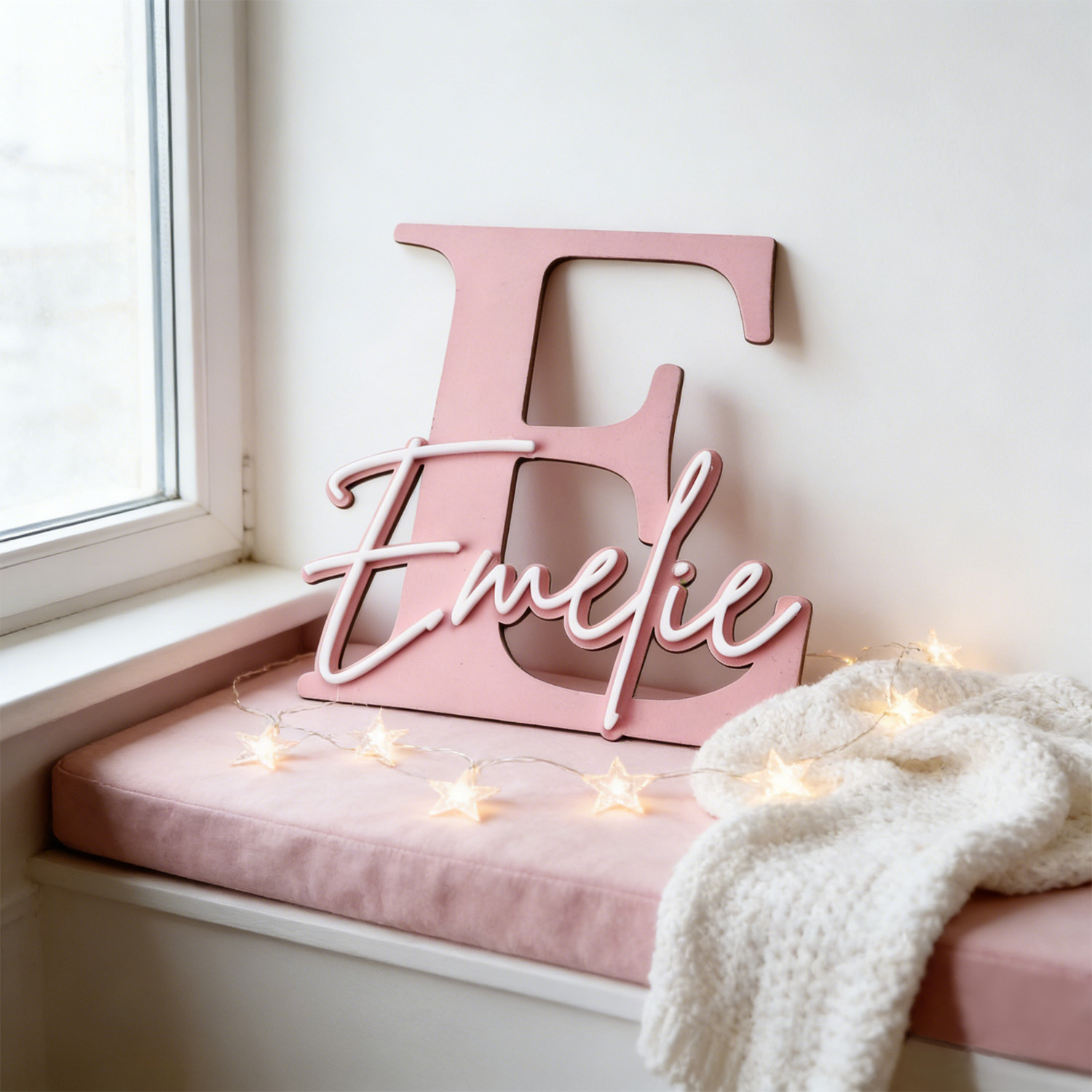 1pc Double-layer Wooden Name D - Eve Party บทวิจารณ์และราคา