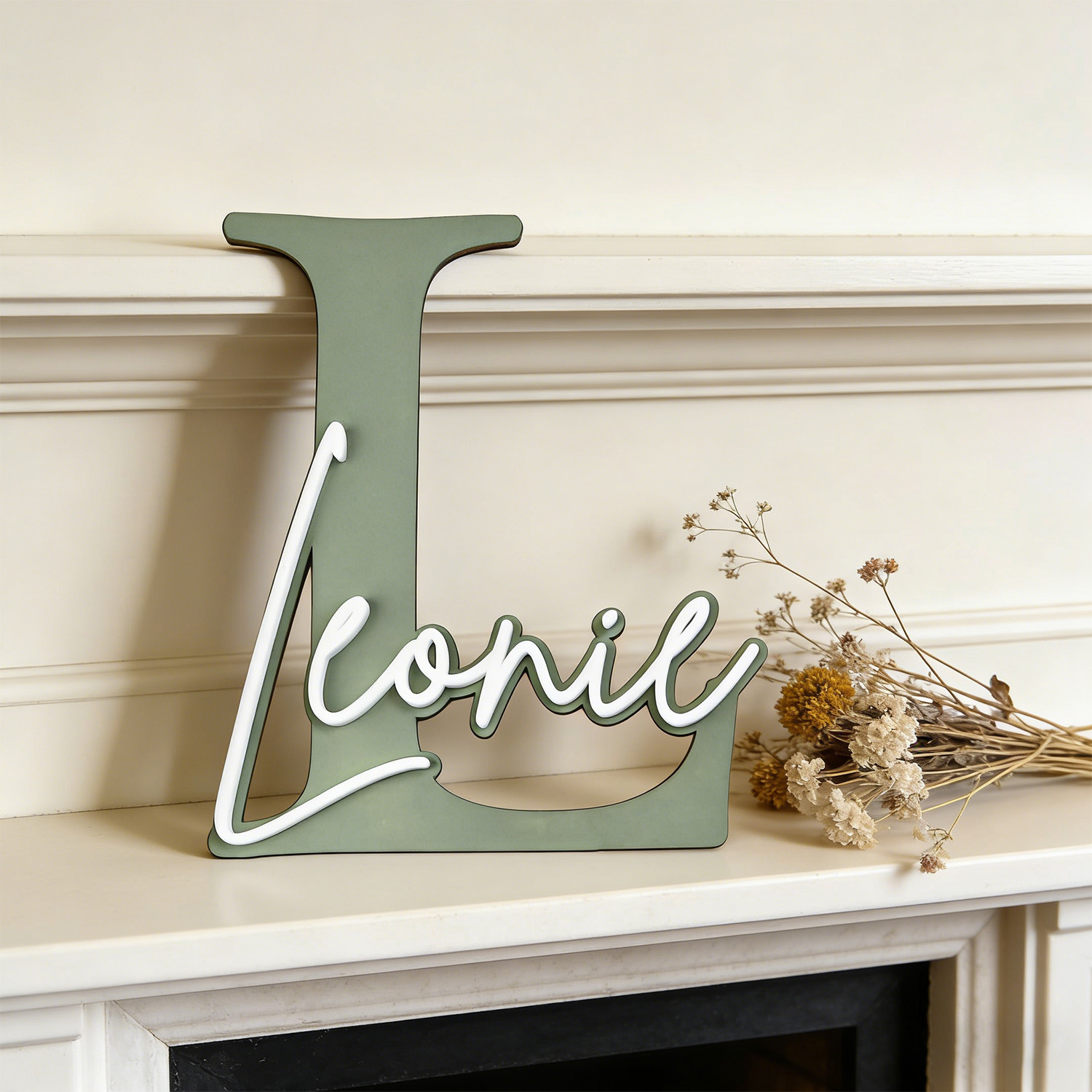 1pc Double-layer Wooden Name D - Eve Party บทวิจารณ์และราคา