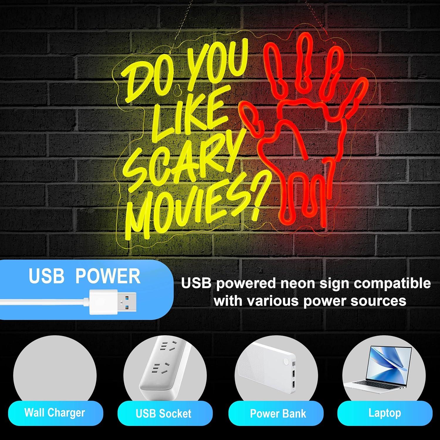 Do You Like Scary Movies Neon  - Neon Sign Party บทวิจารณ์และราคา