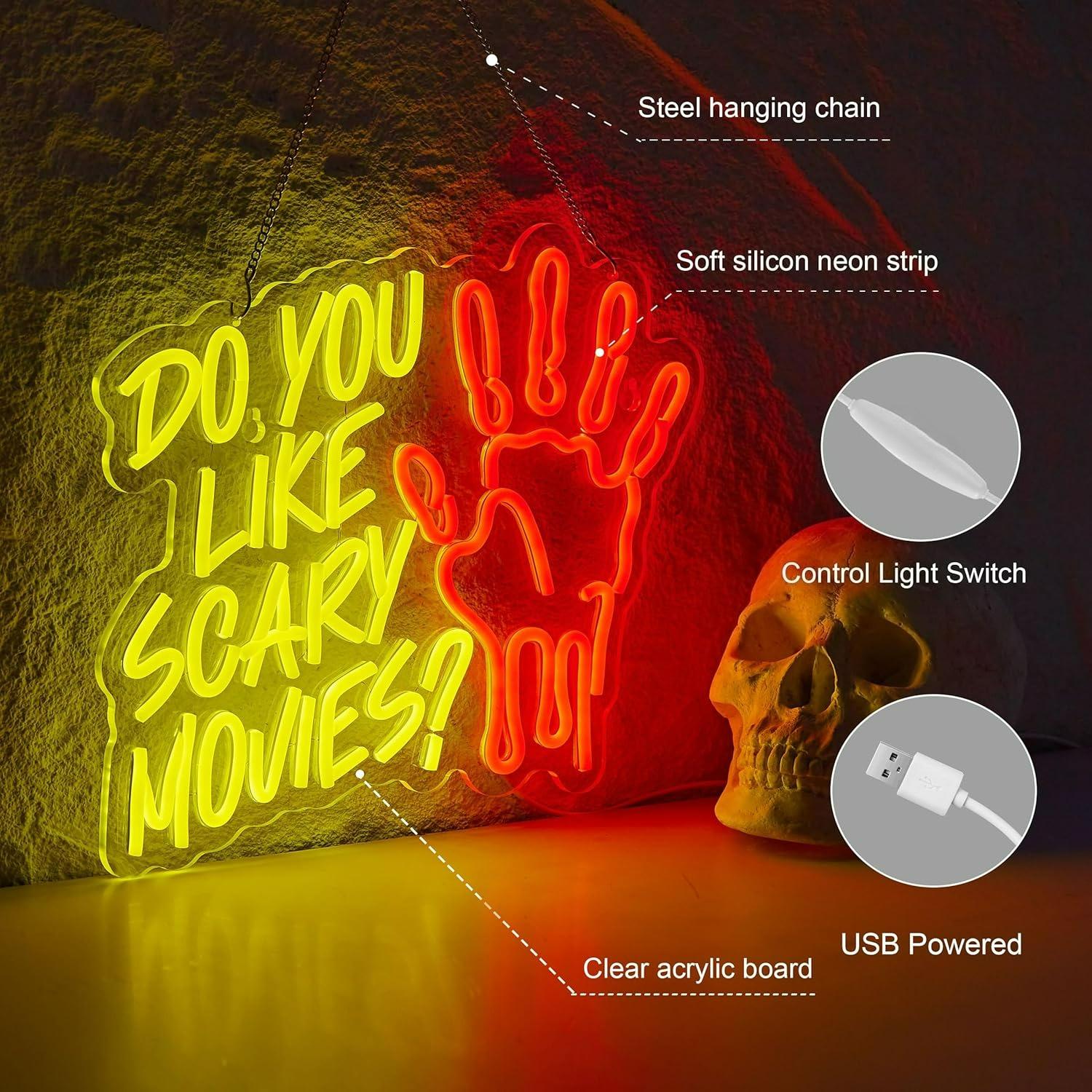 Do You Like Scary Movies Neon  - Neon Sign Party บทวิจารณ์และราคา