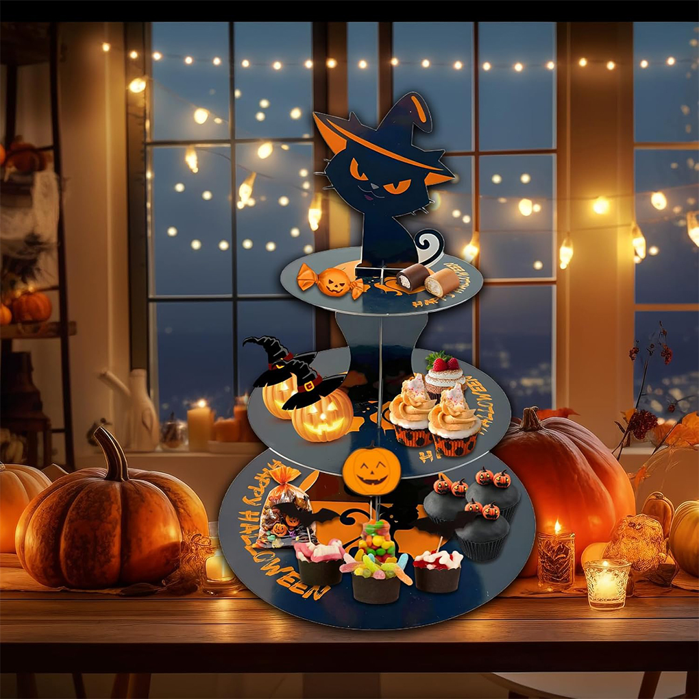 Halloween Cake Stand Pumpkin B - Cupcake Stand Tier บทวิจารณ์และราคา