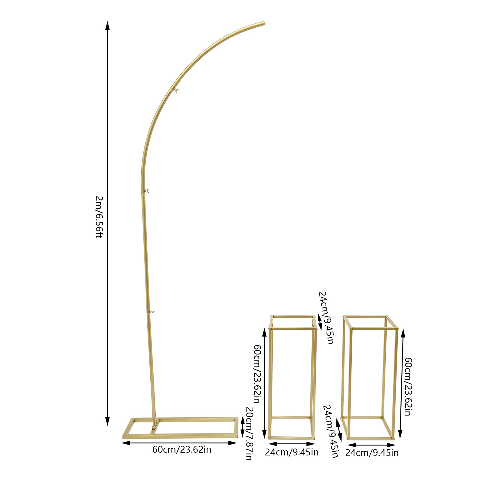 Gold Metal Square Floral Frame - Photo Booth Frame บทวิจารณ์และราคา