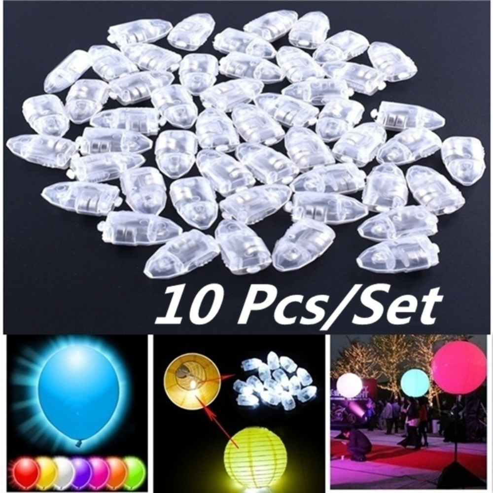 10 Pcs/set LED Balloon Lamp De - Led Balloon Light บทวิจารณ์และราคา